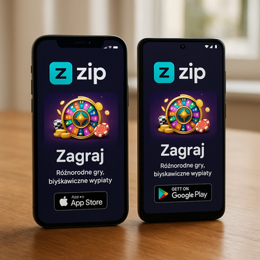 Zip Casino - Aplikacje mobilne iOS Android - Platforma mobilna