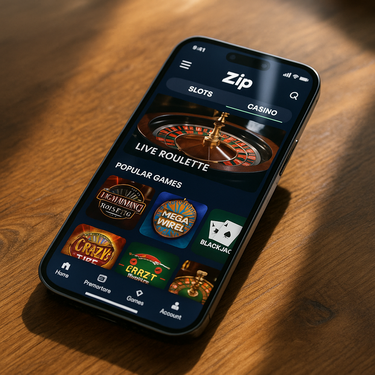 Zip Casino - Wersja mobilna na telefon - Responsywna strona kasyno
